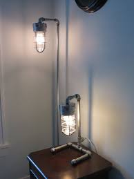 Industrial Floor Lamp And Table Lamp Combo By Loftylights On Etsy Industrial Floor Lamps Decorative Table Lamps Steampunk Lighting