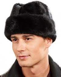 Black Mink Russian Cossack Hat For Men Cossack Hat Winter Hats For Men Winter Fur Hat