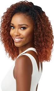 Big curly afro with bangs. Half Wigs Outre