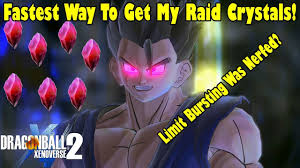 Xenoverse 2 Fastest Way To Get My Raid Mode Crystals Limit Burst Was Nerfed Dlc 8 Free Update Youtube