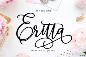 86 scrap fonts various designers. Eritta Script Font Dafont Com