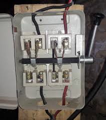 The only problem with this is that there is no sure way to be certain the main breaker is off before the generator power is on. Manual Changeover Switch Transfer Switch Transfer Switch Generator Transfer Switch Diy Electrical
