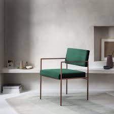Cube Chair Copper Velvet Line In Hunter Green Cube Chair Upholstered Furniture Wooden Desk Chairs