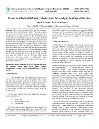 Why we are gas detection specialist. Pdf Irjet Home And Industrial Safety System For Fire And Gas Leakage Detection Irjet Journal Academia Edu