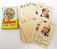 There are color portraits of 11 well known writers, with lists of their four greatest literary works. Vintage Whitman Authors Card Game In Original Box Jan 26 2014 Pioneer Auction Gallery In Or