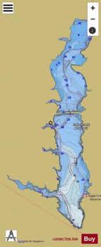 Eagle Creek Reservoir Fishing Map Us_in_00433845