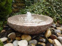 Diy stone water wall feature, register here: Babbling Bowl Pink Granite Water Feature