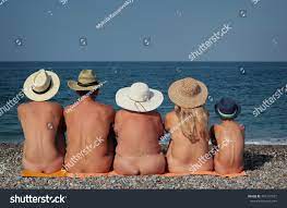 Naked Family Hats Sitting On BeachẢnh có sẵn461237521 | Shutterstock