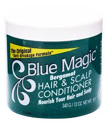 You can also go to an indian or pakistani grocer, whole foods or any other health food market i actually use it to seal my daughters hair sometimes and my own, also it works well on her scalp after i have applied the spray bottle to it, to seal her. Blue Magic Bergamot Hair And Scalp Conditioner 340g Blue Magic B A F Marken Gt World Der Beliebteste Afro Shop Online In Deutschland