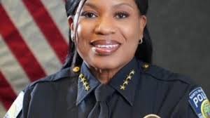 Black career officers being promoted to chief
