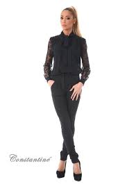 Camicie eleganti da donna nell'outlet online di diffusione tessile: Camicia Di Pizzo Nero Camicia Sciolti Piu Dimensioni Camicia Vede Attraverso La Camicia Camicia A Camicia Elegante Camicie Maniche Lunghe Camicie Di Pizzo