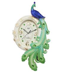 Room decor items have been attracting a lot of attention in recent times. Anjali Peacock Design Wall Clock 8657 G Price Buy Anjali Peacock Design Wall Clock 8657 G Online At Best Price In India Shoponn In
