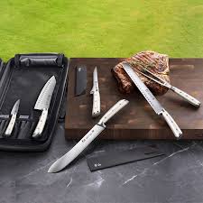 Choose between maple, cherry, and walnut handle material. Cangshan S Series German Steel Forged 7 Piece Bbq Knife Set Costco