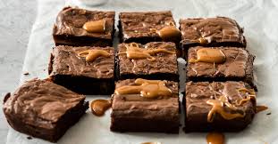 How to make caramel brownies · melt butter in a saucepan with golden syrup or maple syrup and salt; Chocolate Caramel Brownies Easy Gooey And Indulgent Sugar Salt Magic