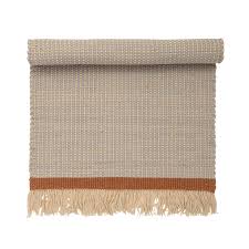 Finde teppich wolle natur auf ebay, amazon, quoka. Bloomingville Teppich Wolle Natur Orange Laufer 60x120 Fransen Kaufen Bei Wohnhaus Welten