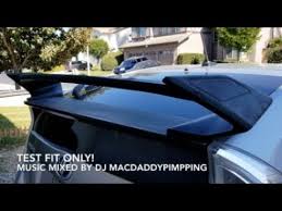 Free video shows how to replace a rear turn signal on a 2005 toyota prius 1.5l 4 cyl. Toyota Prius Tommy K Rear Abs Spoiler Wing Hardware Test Fit Look Youtube