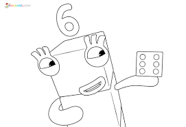 All you need is photoshop (or similar), a good photo, and a couple of minutes. Numberblocks Coloring Pages Coloring Home