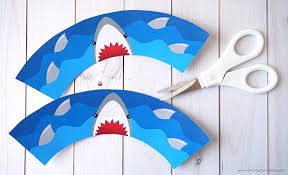 Maybe you would like to learn more about one of these? Free Printable Shark Week Cupcake Toppers Wrappers Artsy Fartsy Mama