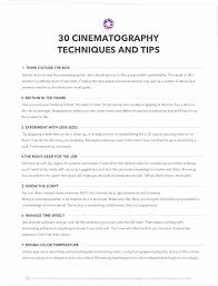 30 best cinematography techniques tips you didnt learn in