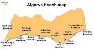 Tourist Map Of Algarve Portugal Beaches In The Algarve That You Should Visit (Including A Beach Map)