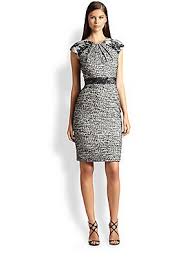 Badgley Mischka Lace Tweed Cocktail Dress Dresses Dresses For Work Fashion