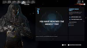 Take on tier one mode. Got My Gold Exo Suit Wildlands