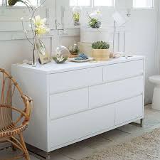 Hudson 6 Drawer Dresser White Contemporary Bedroom Furniture Furniture Bedroom Night Stands
