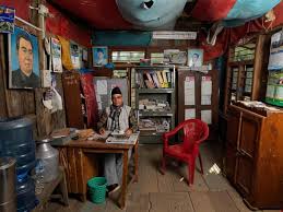 Office Secretary Ramhari Pokharel Of The Communist Party Of Nepal Unified Marxist Leninist In Sindhuli District Nepal Communist Modern Home Decor