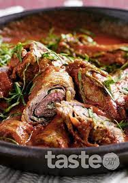 Beef Braciole Italian Beef Rolls Recipe Beef Braciole Recipes Italian Recipes