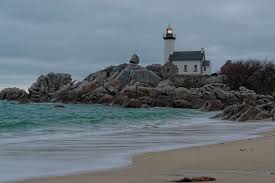 Phare De Pontusval Brignogan Bretagne Finistere Pose Longue Paysage France Beau Paysage Paysage