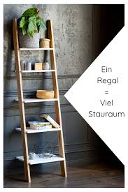 Leiterregal Holz In Modernen Farben Online Kaufen Satamo Leiterregal Holz Wandregal Holz Moderner Stauraum