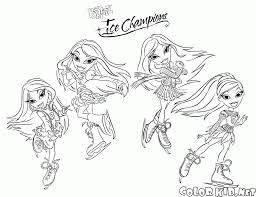 Maybe with the next redesign, raya can finally. Coloring Page Bratz Dolls