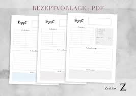 Merge & combine pdf files online, easily and free. Rezeptvorlage Zum Drucken Rezeptvorlage A4 Rezeptkarten Etsy