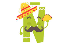Para escribir la letra ñ también puedes presionar alt seguido de los números 0241 alt+0241 y conseguirás la minúscula. Navidad Mexicana Letra N Svg Plotterdatei Von Creative Fabrica Crafts Creative Fabrica