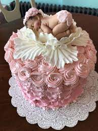 Baby Girl Cake Topper Edible Cake Decorations Baby On White Etsy Edible Cake Decorations Baby Girl Cakes Fondant Baby