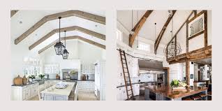 Wooden beam work not only covers up evidence of cracked drywall and plaster, but enhances the space with. 25 Stunning Double Height Kitchen Ideas