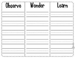 Freebie Owl Chart Observe Wonder Learn