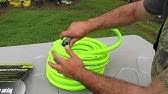 A conventional garden hose can trap coils that tighten into kinks as you move across the yard. Legacy S Flexzilla Swivelgrip Garden Hose Tool Review Youtube