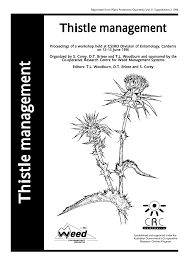 Maybe you would like to learn more about one of these? Pdf Thistle Management