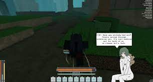 1girls big breasts black nipples blush breasts deepwoken  destroyman iii english text fumore game ui green eyes green hair heart eyes  megalodaunt roblox roblox background roblox game self upload