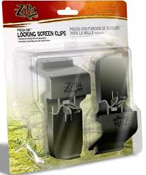 Zilla Fresh Air Locking Screen Clips For Terrariums 2 Count Chewy Com