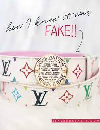 Sometimes in the back of the authentic belt is written louis vuitton paris made in spain and the size of the belt in another part. How To Tell A Fake Louis Vuitton Belt In 5 Steps Slashed Beauty