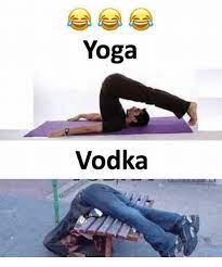 Nike dri fit ketel one vodka stay cool golf shirt sz. Yoga Vodka Meme On Me Me