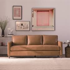 4.1 out of 5 stars. Berube Leather Sofa In Caramel 9221e Sf Camel