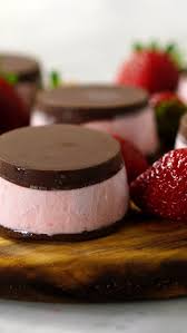 Strawberry Bonbon Ice Cream Recipe Dessert Recipes Food Strawberry Ice Cream Sandwich