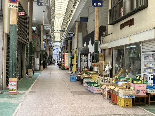 会場となる泉大津中央商店街（AI 生成）