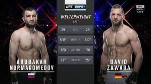 Abubakar nurmagomedov, with official sherdog mixed martial arts stats, photos, videos, and more for the. Video Boya Abubakar Nurmagomedov David Zavada 10 11 2019 Novosti Mma