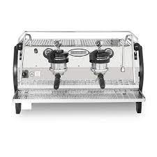 The keypad icons, from left to right, stand for espresso, double espresso, coffee, double coffee, programming and tea. La Marzocco Strada Mp Boncafe