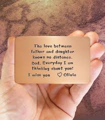 Birthday Message For Father Long Distance Long Distance Dad Fathers Day Card From Daughter Birthday Gift Love Reminder Card Personalized Coll Dad Gi Boyfriend Gifts Long Distance Fathers Day Dads