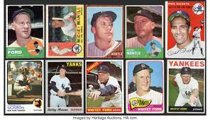 It would mark the end of topps' first run as the exclusive manufacturer of baseball cards. 1960 S 1970 S Topps New York Yankees Collection 58 With Three Lot 44043 Heritage Auctions